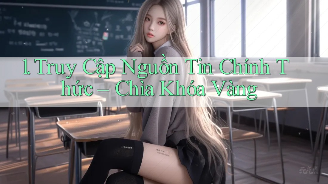 1. Truy Cập Nguồn Tin Chính Thức – Chìa Khóa Vàng