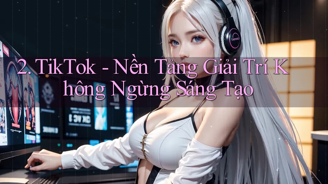 2. TikTok - Nền Tảng Giải Trí Không Ngừng Sáng Tạo 2. TikTok - Nền Tảng Giải Trí Không Ngừng Sáng Tạo