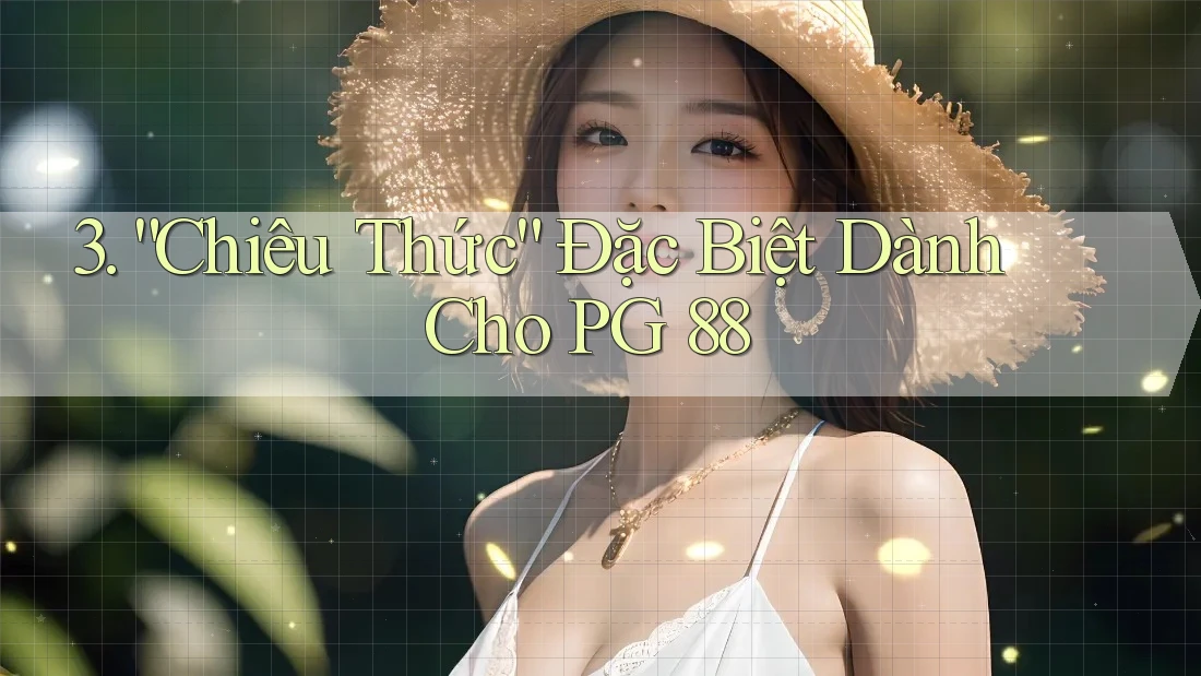 3. “Chiêu Thức” Đặc Biệt Dành Cho PG 88