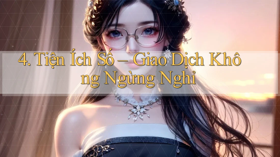 4. Tiện Ích Số – Giao Dịch Không Ngừng Nghỉ 4. Tiện Ích Số – Giao Dịch Không Ngừng Nghỉ