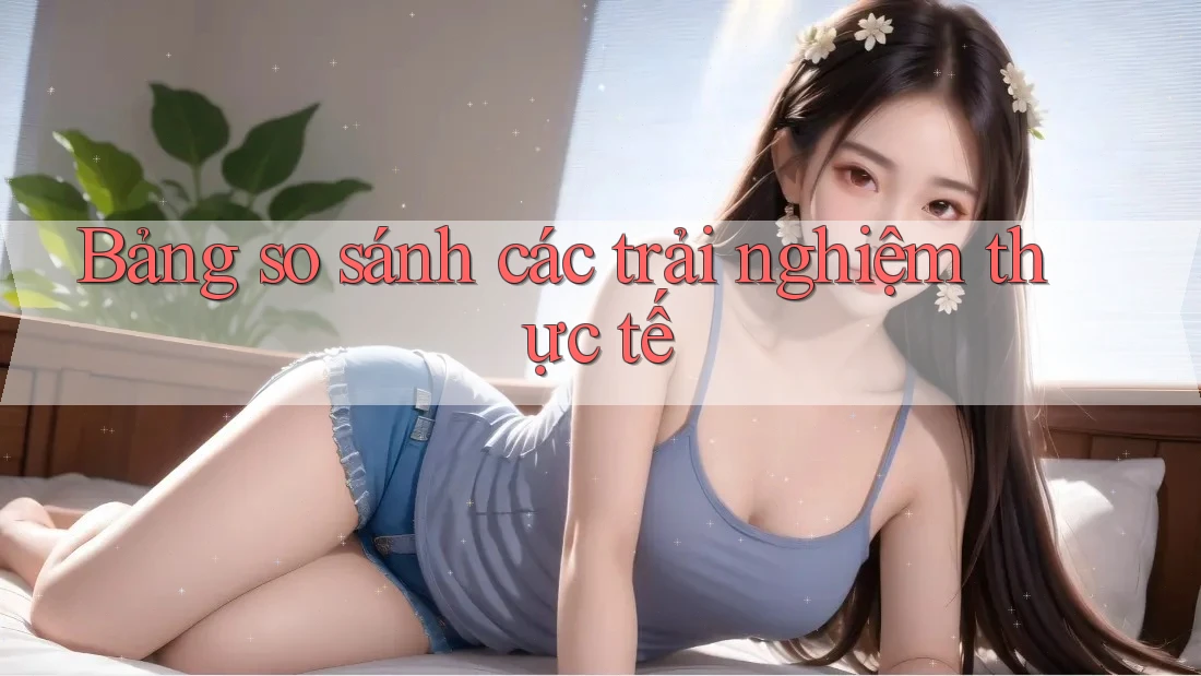 Bảng so sánh các trải nghiệm thực tế