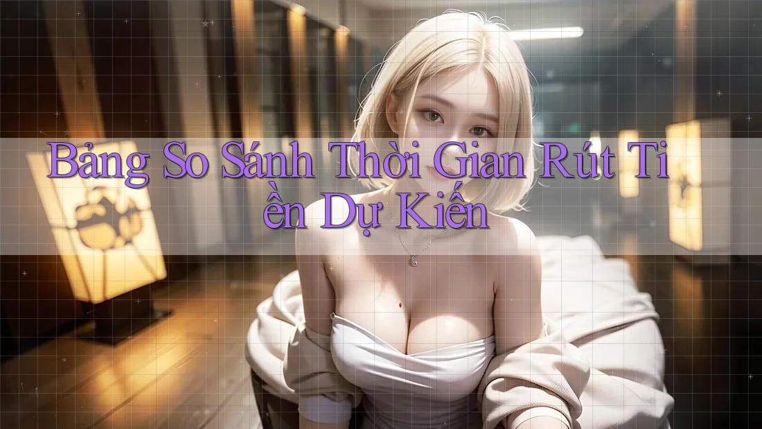 Bảng So Sánh Thời Gian Rút Tiền Dự Kiến