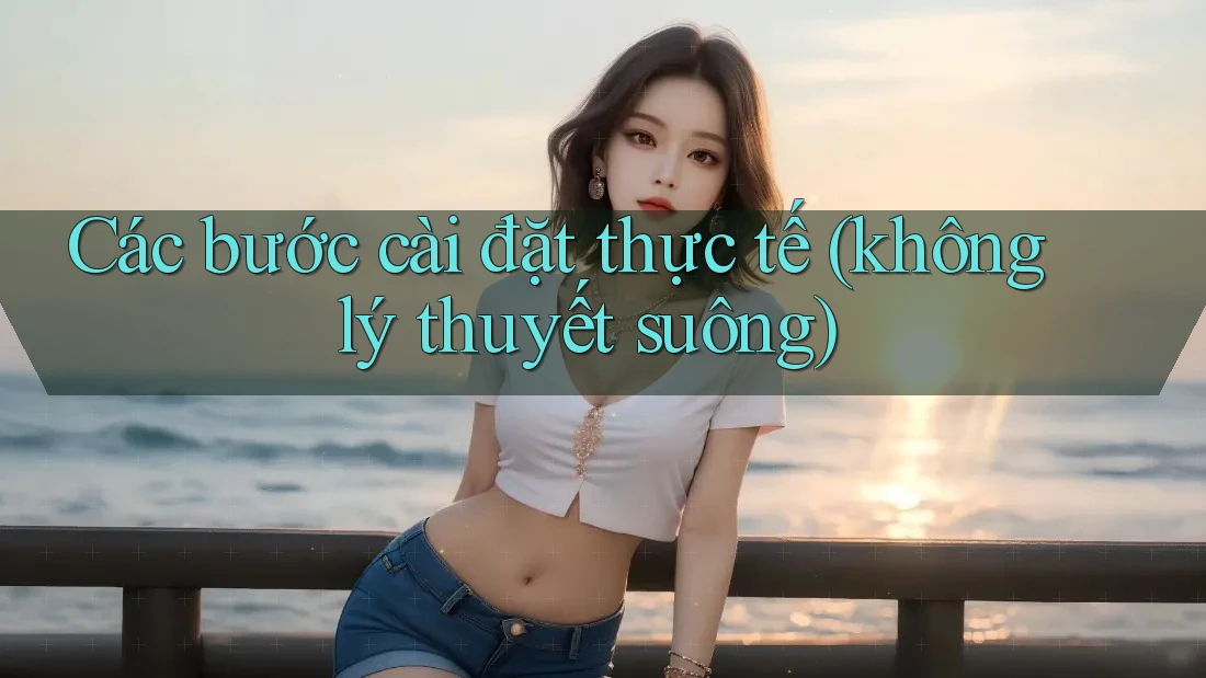 Các bước cài đặt thực tế (không lý thuyết suông)
