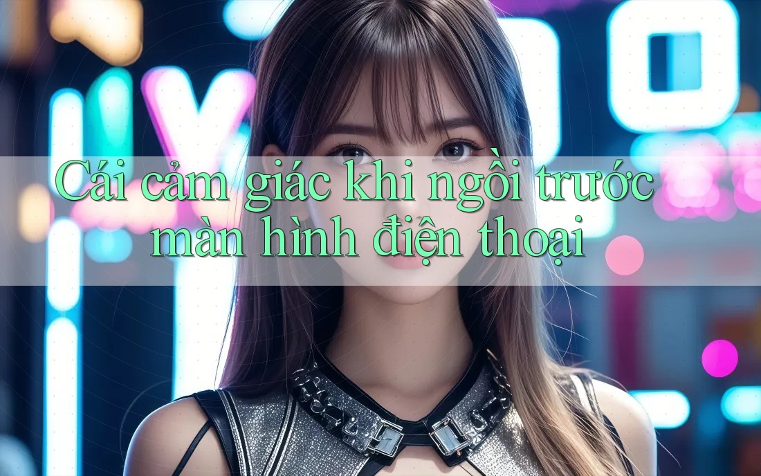 Cái cảm giác khi ngồi trước màn hình điện thoại Cái cảm giác khi ngồi trước màn hình điện thoại
