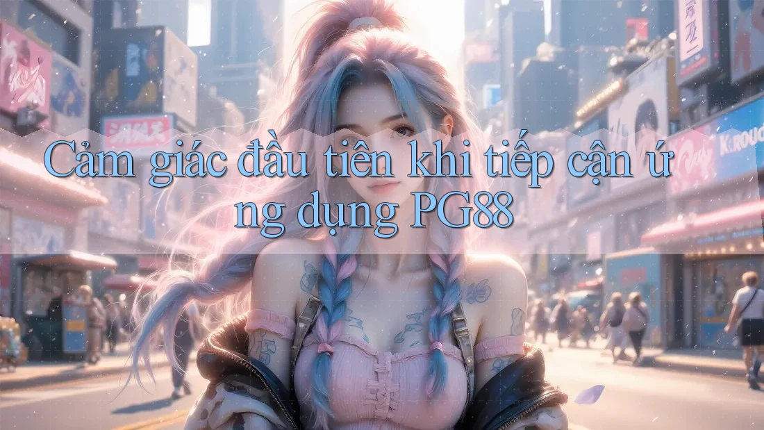 Cảm giác đầu tiên khi tiếp cận ứng dụng PG88