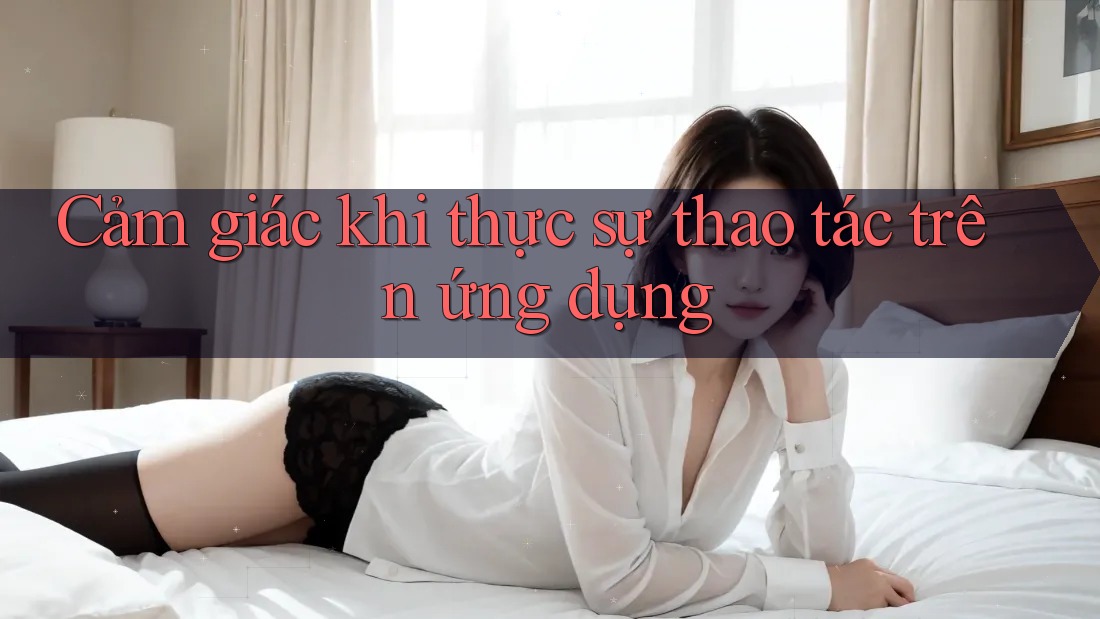 Cảm giác khi thực sự thao tác trên ứng dụng