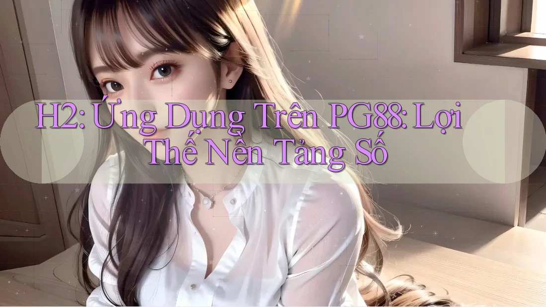 H2: Ứng Dụng Trên PG88: Lợi Thế Nền Tảng Số H2: Ứng Dụng Trên PG88: Lợi Thế Nền Tảng Số
