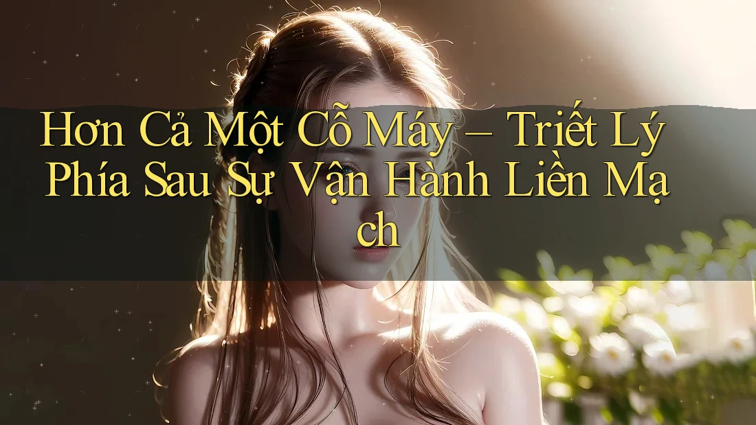 Hơn Cả Một Cỗ Máy – Triết Lý Phía Sau Sự Vận Hành Liền Mạch