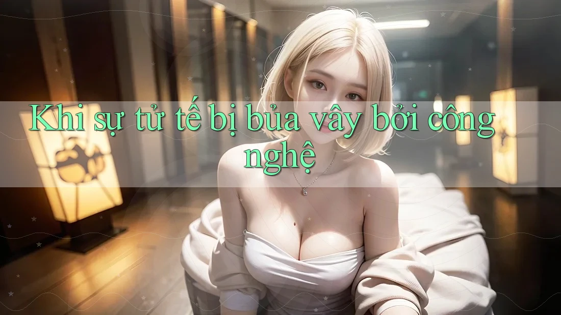 Khi sự tử tế bị bủa vây bởi công nghệ