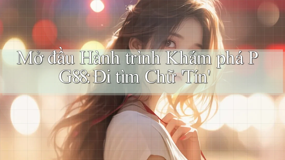 Mở đầu Hành trình Khám phá PG88: Đi tìm Chữ 'Tín' Mở đầu Hành trình Khám phá PG88: Đi tìm Chữ 'Tín'