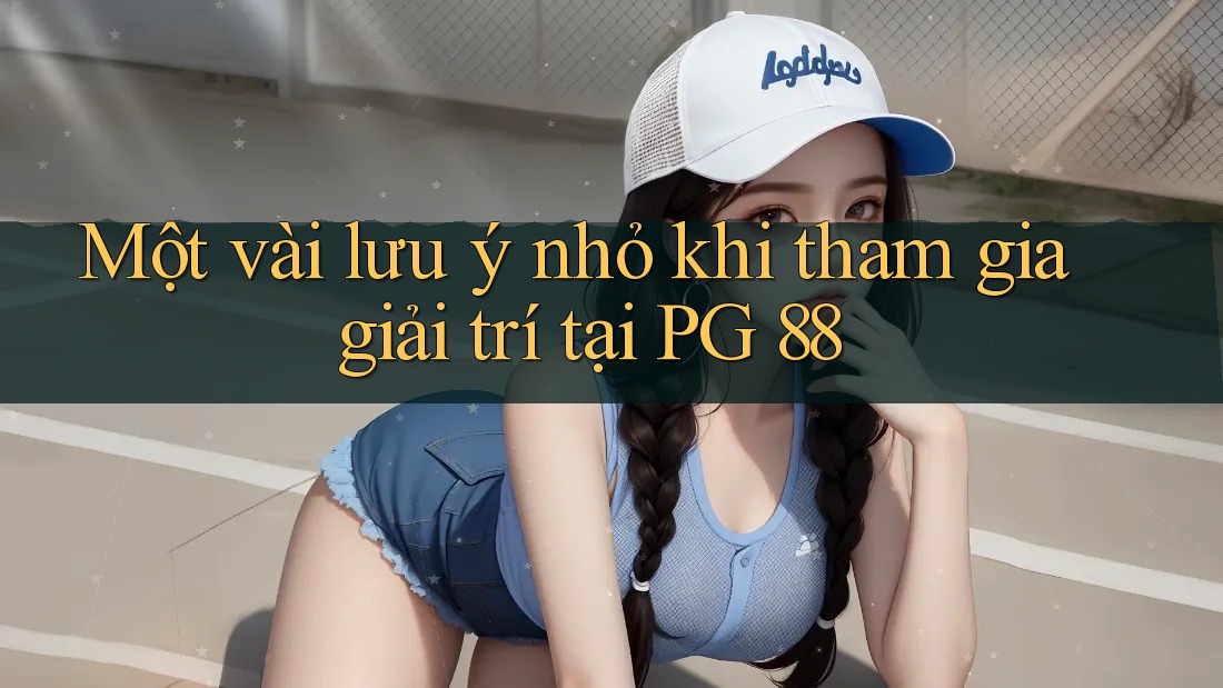 Một vài lưu ý nhỏ khi tham gia giải trí tại PG 88