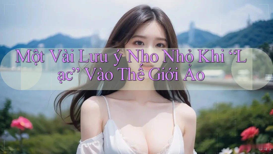 Một Vài Lưu ý Nho Nhỏ Khi “Lạc” Vào Thế Giới Ảo