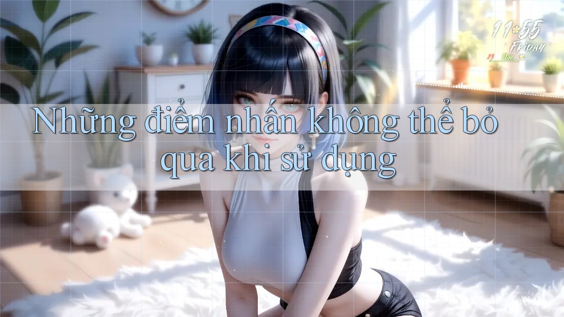 Những điểm nhấn không thể bỏ qua khi sử dụng Những điểm nhấn không thể bỏ qua khi sử dụng