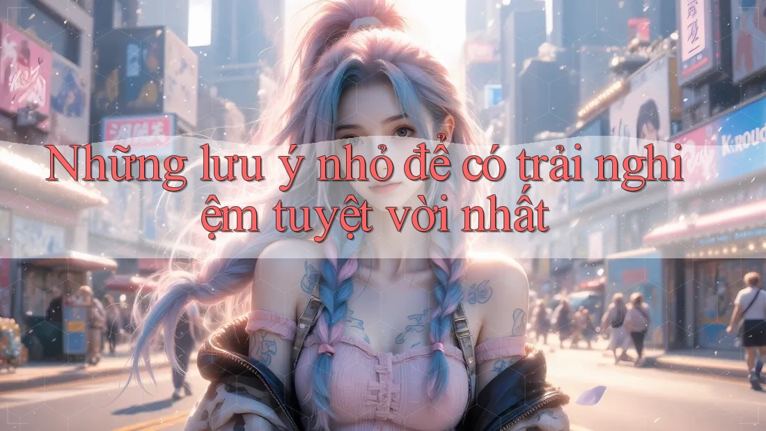Những lưu ý nhỏ để có trải nghiệm tuyệt vời nhất