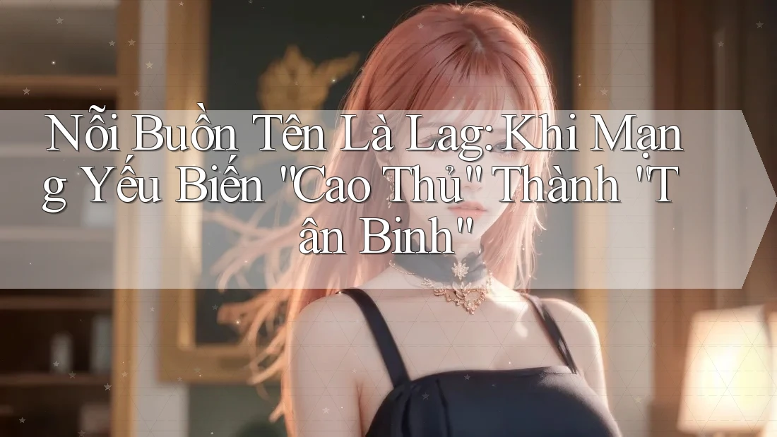 Nỗi Buồn Tên Là Lag: Khi Mạng Yếu Biến “Cao Thủ” Thành “Tân Binh”