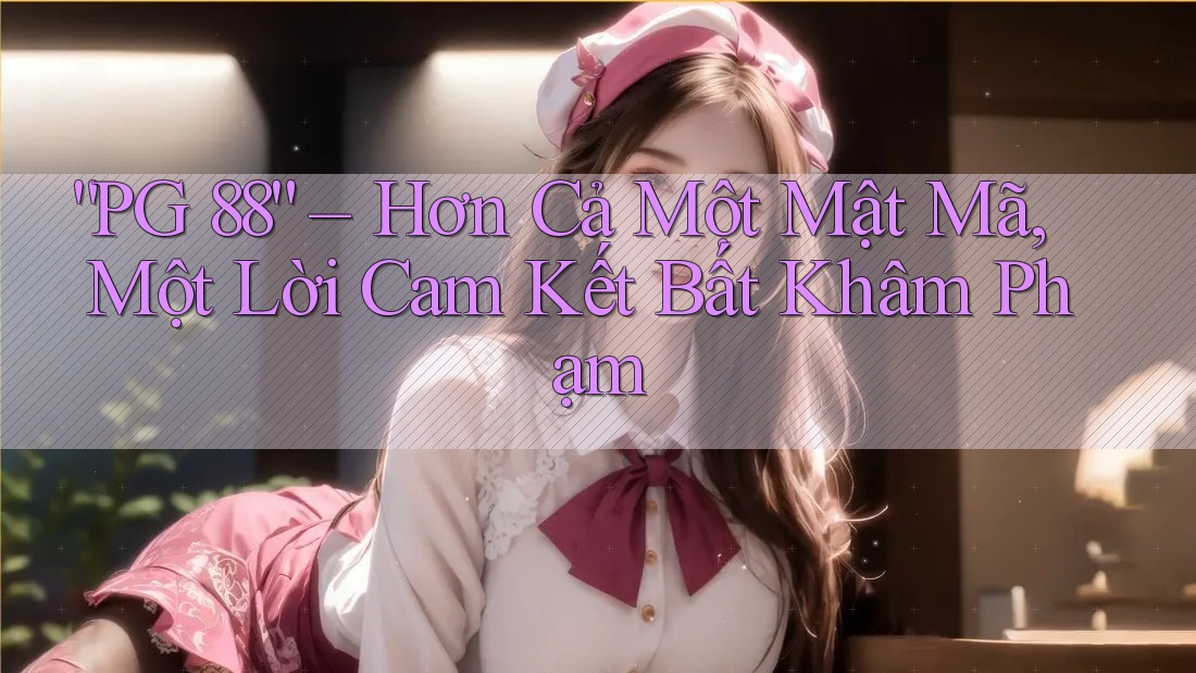 “PG 88” – Hơn Cả Một Mật Mã, Một Lời Cam Kết Bất Khâm Phạm
