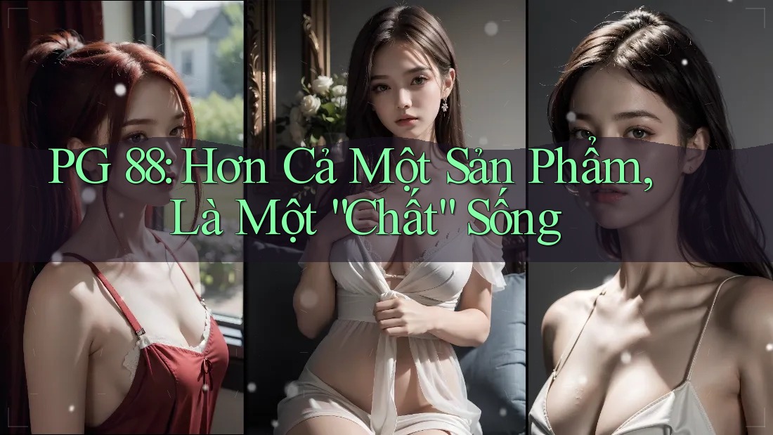PG 88: Hơn Cả Một Sản Phẩm, Là Một “Chất” Sống