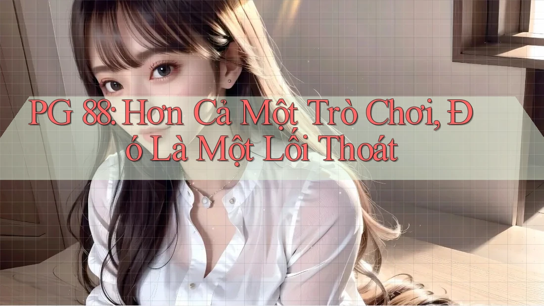 PG 88: Hơn Cả Một Trò Chơi, Đó Là Một Lối Thoát