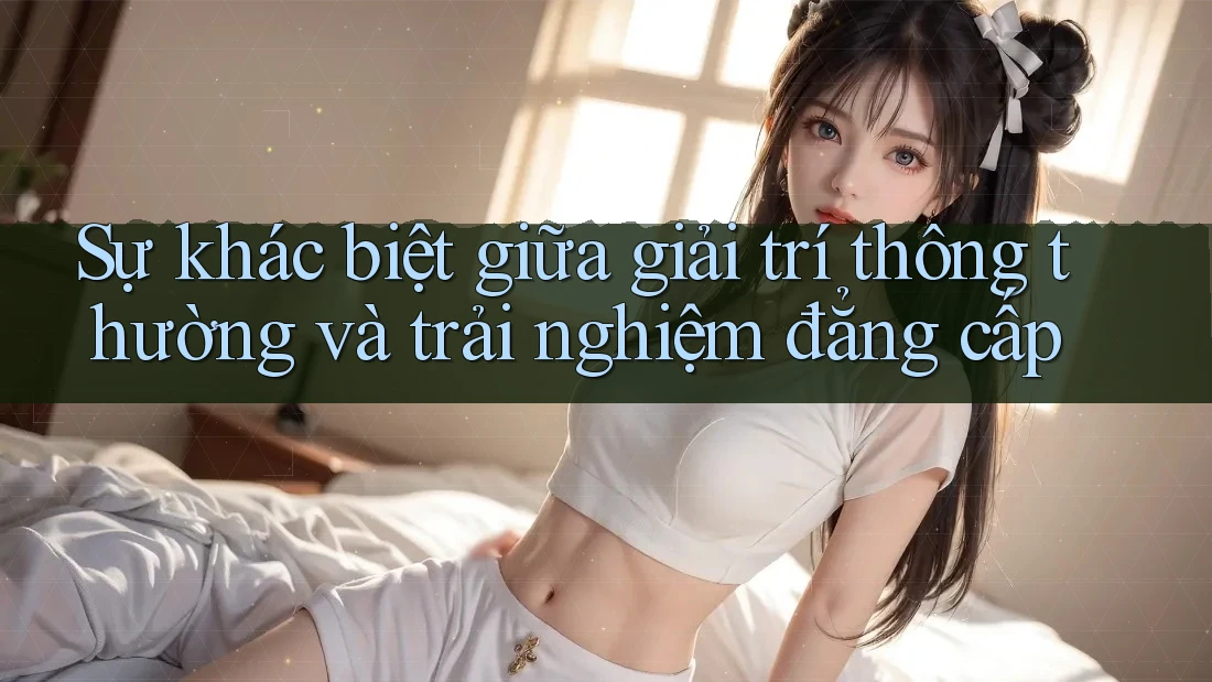Sự khác biệt giữa giải trí thông thường và trải nghiệm đẳng cấp Sự khác biệt giữa giải trí thông thường và trải nghiệm đẳng cấp