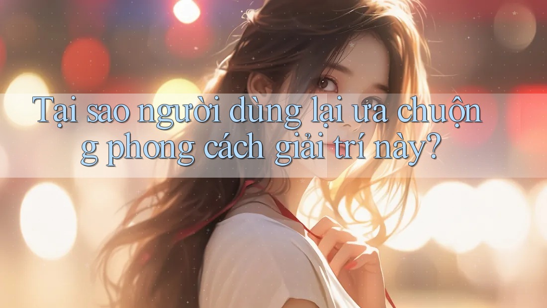 Tại sao người dùng lại ưa chuộng phong cách giải trí này? Tại sao người dùng lại ưa chuộng phong cách giải trí này?
