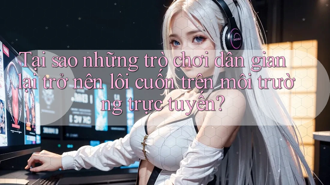 Tại sao những trò chơi dân gian lại trở nên lôi cuốn trên môi trường trực tuyến?
