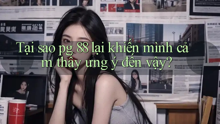 Tại sao pg 88 lại khiến mình cảm thấy ưng ý đến vậy?