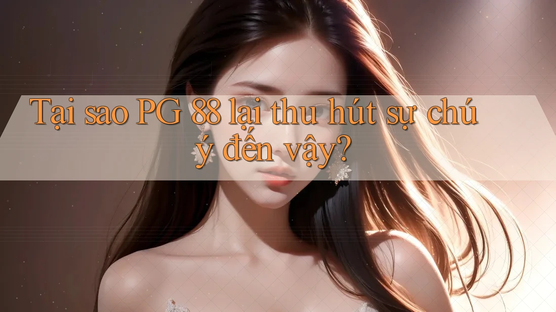 Tại sao PG 88 lại thu hút sự chú ý đến vậy?