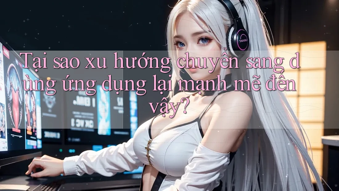 Tại sao xu hướng chuyển sang dùng ứng dụng lại mạnh mẽ đến vậy? Tại sao xu hướng chuyển sang dùng ứng dụng lại mạnh mẽ đến vậy?
