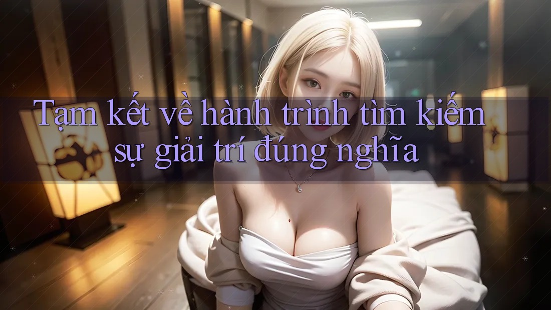 Tạm kết về hành trình tìm kiếm sự giải trí đúng nghĩa