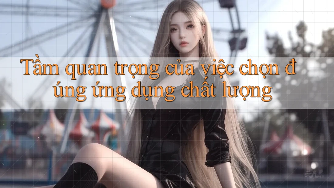 Tầm quan trọng của việc chọn đúng ứng dụng chất lượng