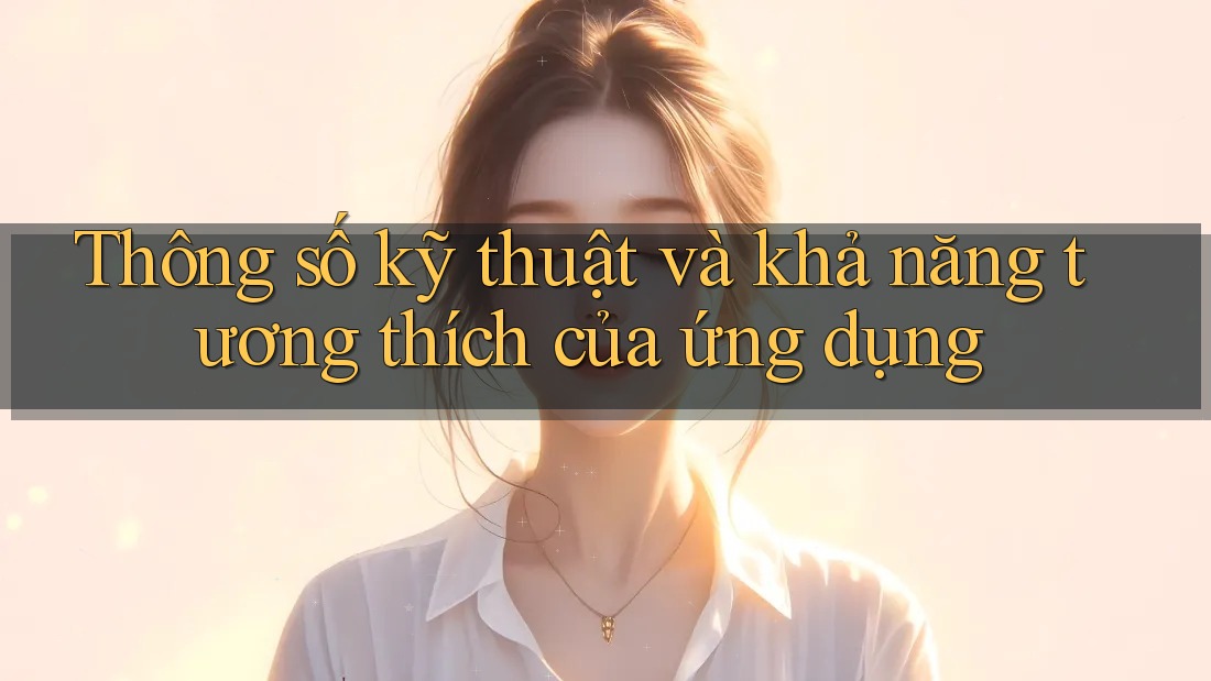 Thông số kỹ thuật và khả năng tương thích của ứng dụng