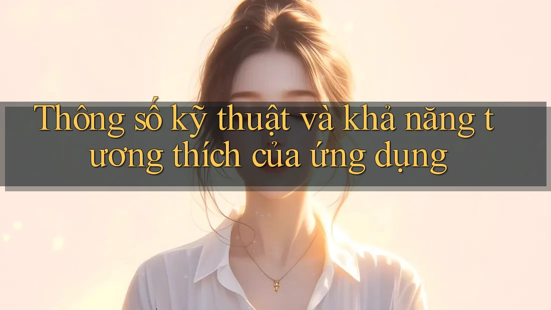 Thông số kỹ thuật và khả năng tương thích của ứng dụng