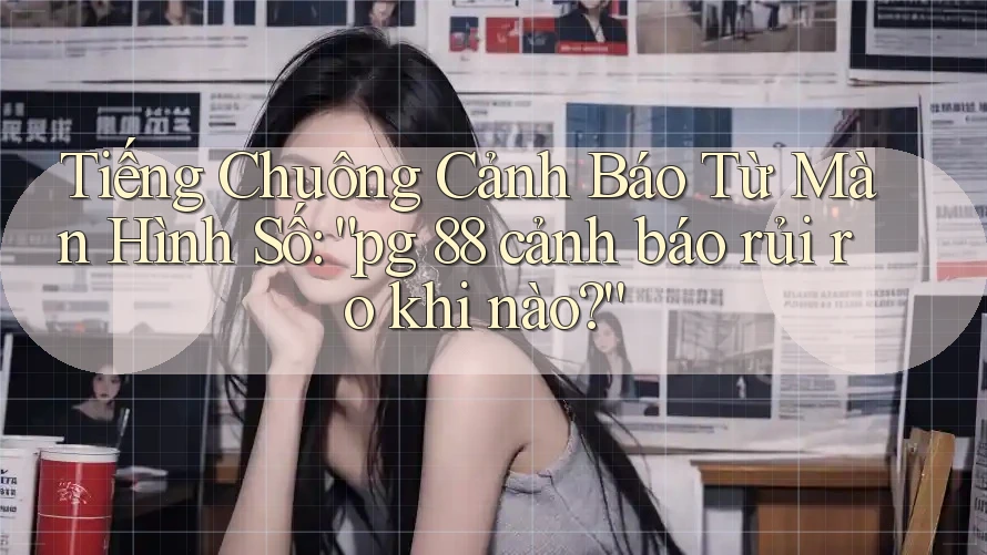 Tiếng Chuông Cảnh Báo Từ Màn Hình Số: “pg 88 cảnh báo rủi ro khi nào?”