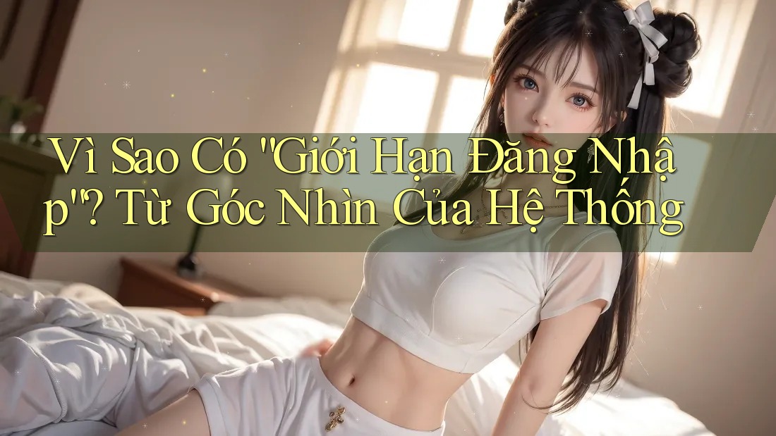 Vì Sao Có “Giới Hạn Đăng Nhập”? Từ Góc Nhìn Của Hệ Thống